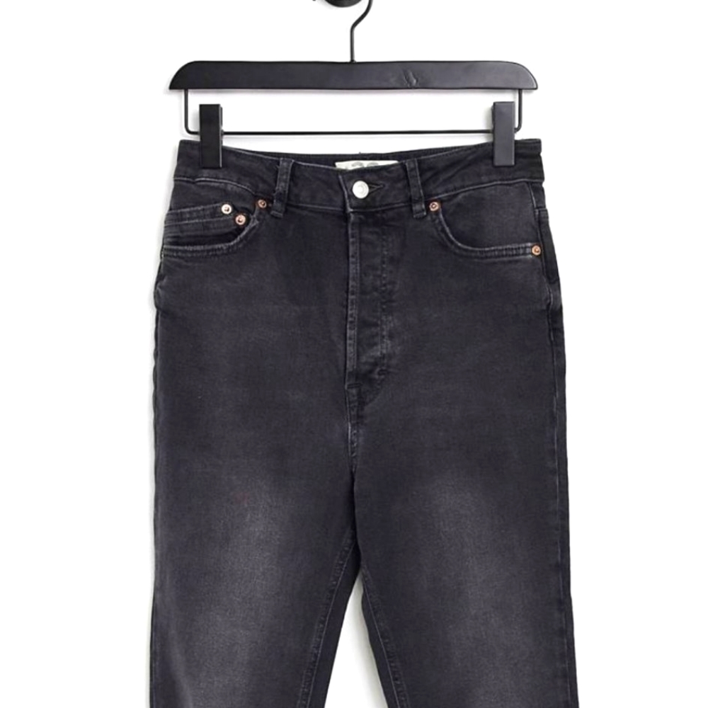 We the Free by Free People Zuri Mom jeans in washed black